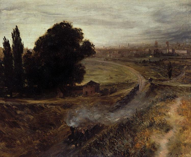 The Berlin-Porsdam Railway (mk09), Adolph von Menzel